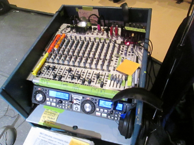 Radio SFX 'Sound Truck'--mixer and playback devices