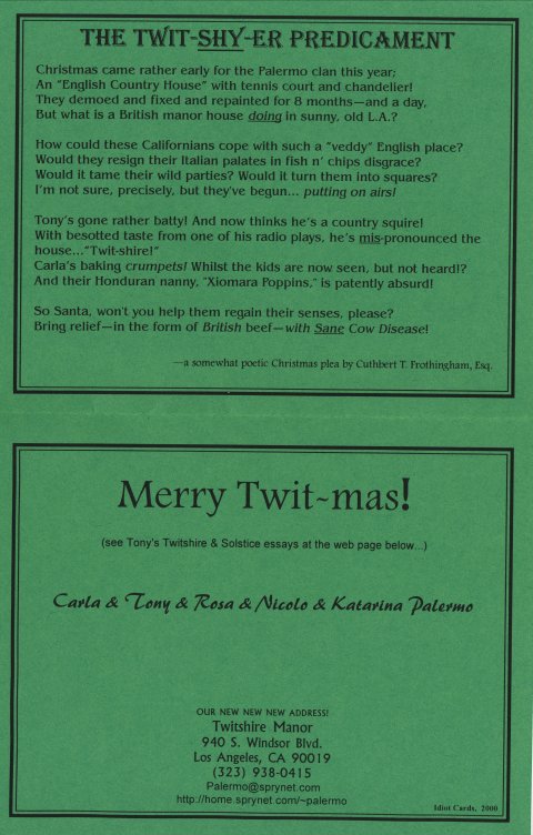 2000 - Twitshire Manor